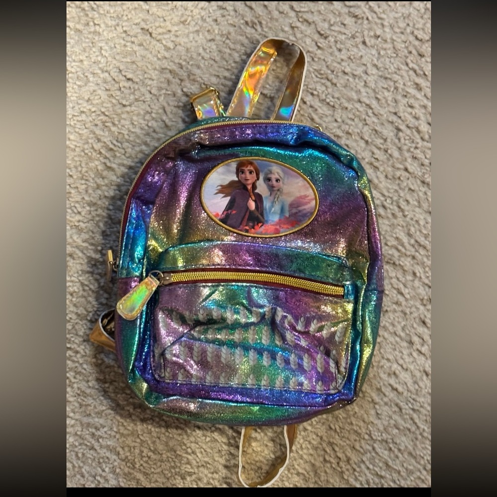 Holographic Kids  frozen  mini Backpack